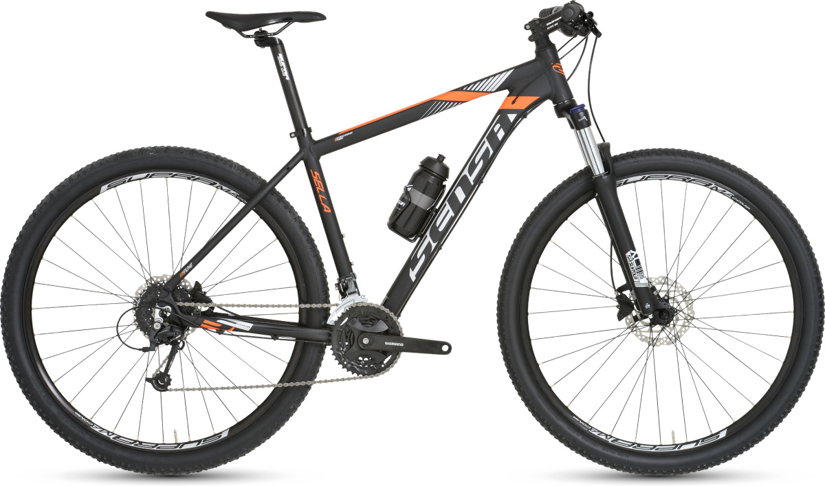 Sensa Sella 27 Matt Black + Orange 19cm 2019
